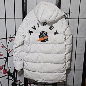 Avirex Primaloft Parka White Puffer Coat Size‎ XXL New